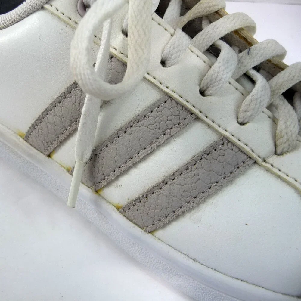 ADIDAS CLOUDFOAM LEATHER SNEAKERS SIZE 7
